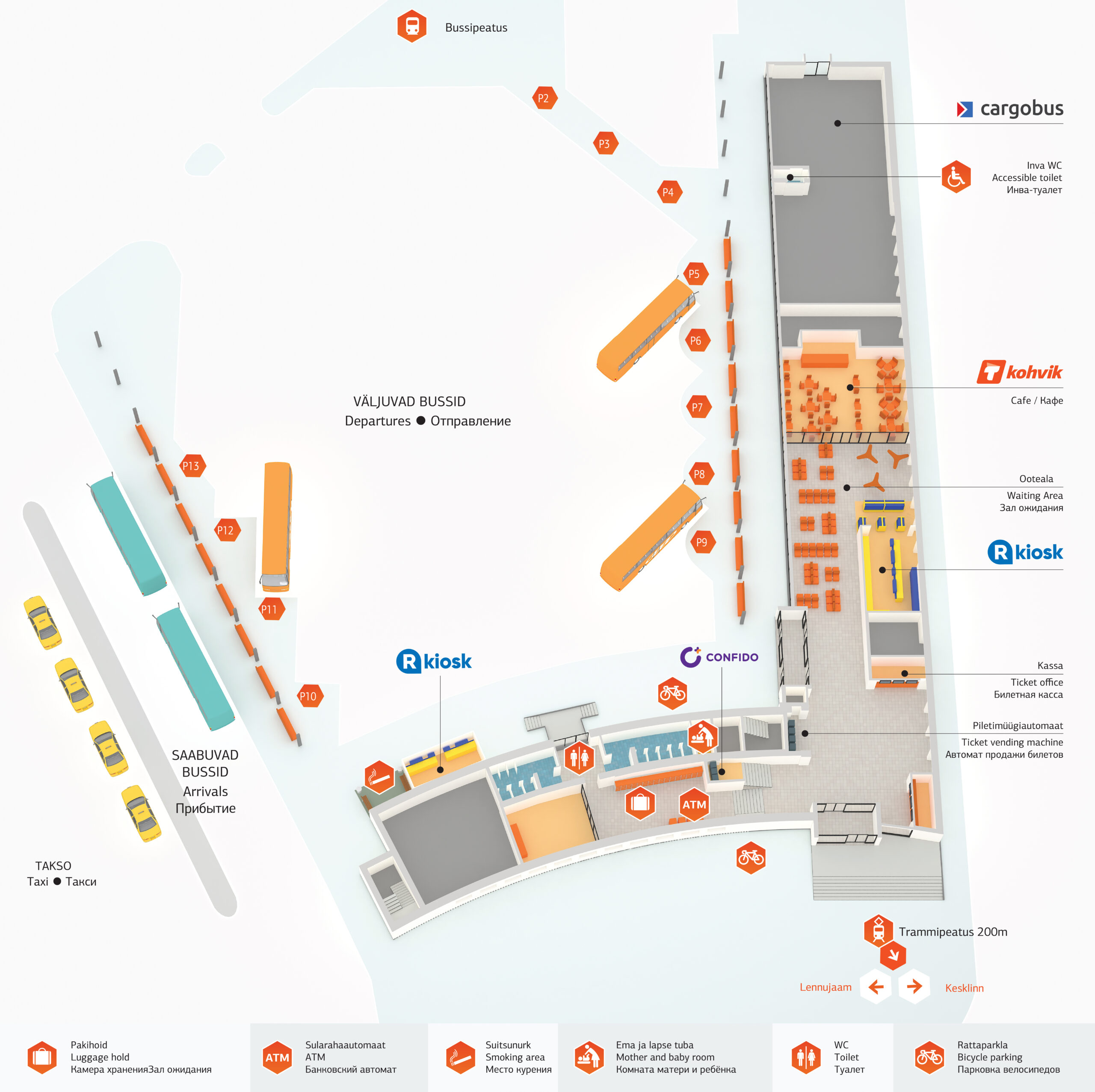 План здания Таллиннского Автовокзала 2022